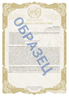 Образец Приложение к СТО 01.064.00220722.2-2020 Дальнегорск Сертификат СТО 01.064.00220722.2-2020 